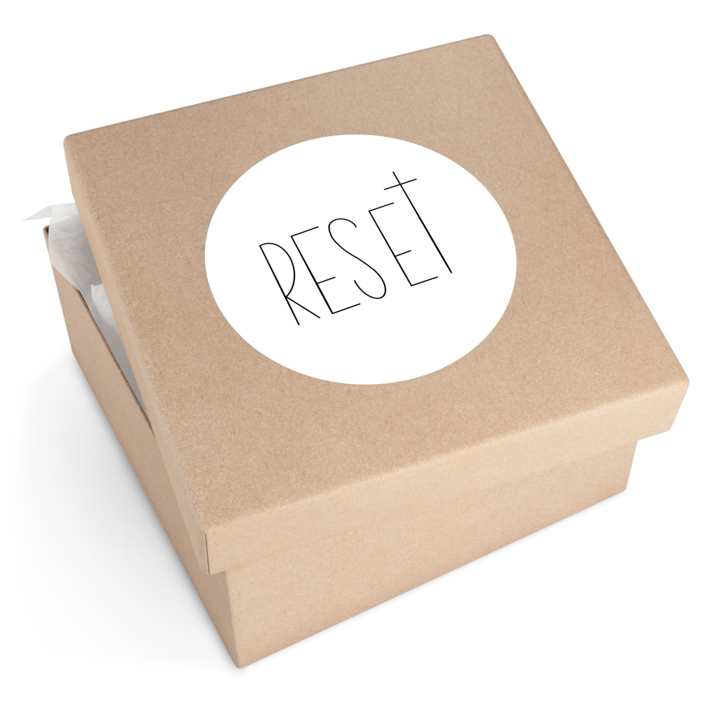 RESET Round Stickers, Indoor\Outdoor