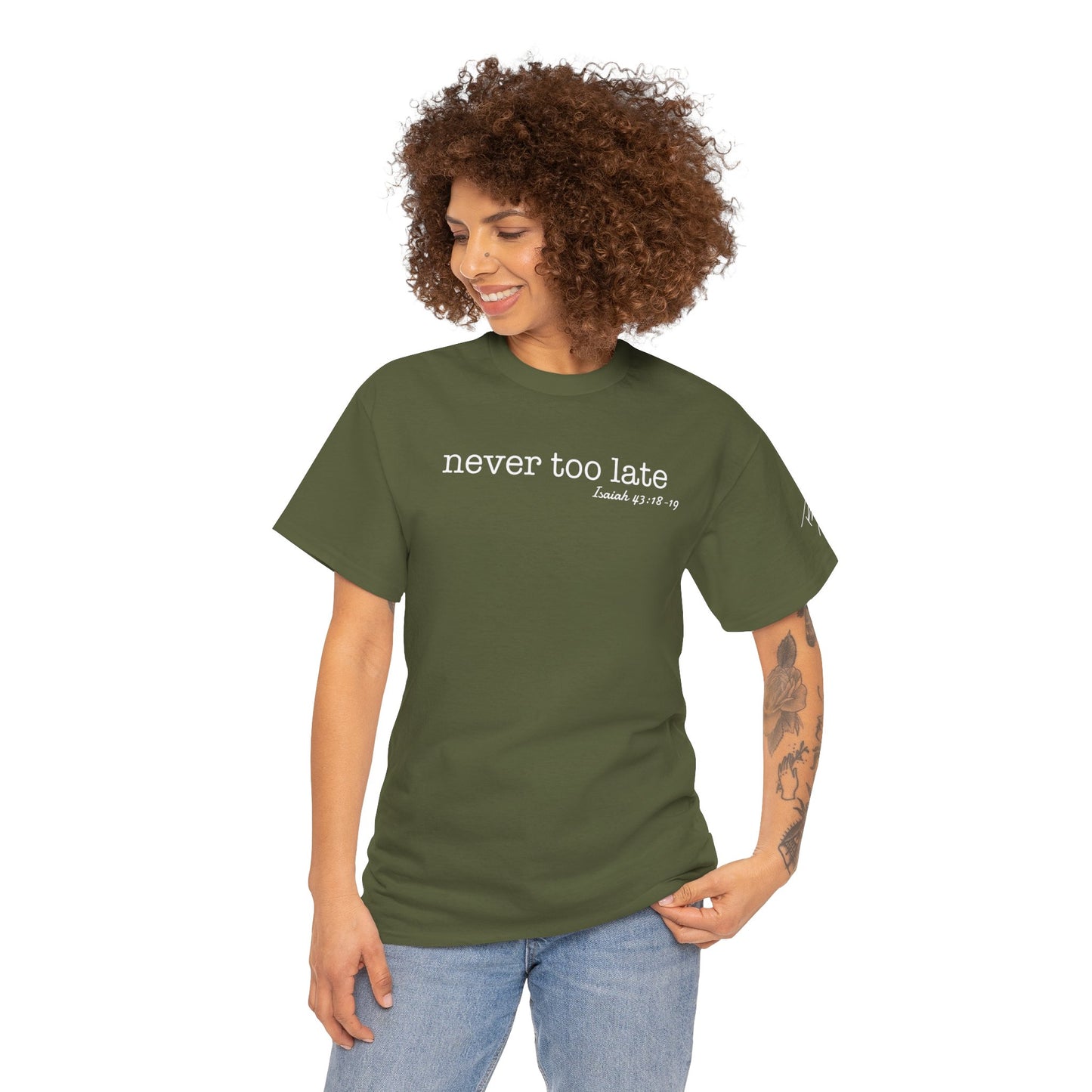 Women's Never Too Late Tee