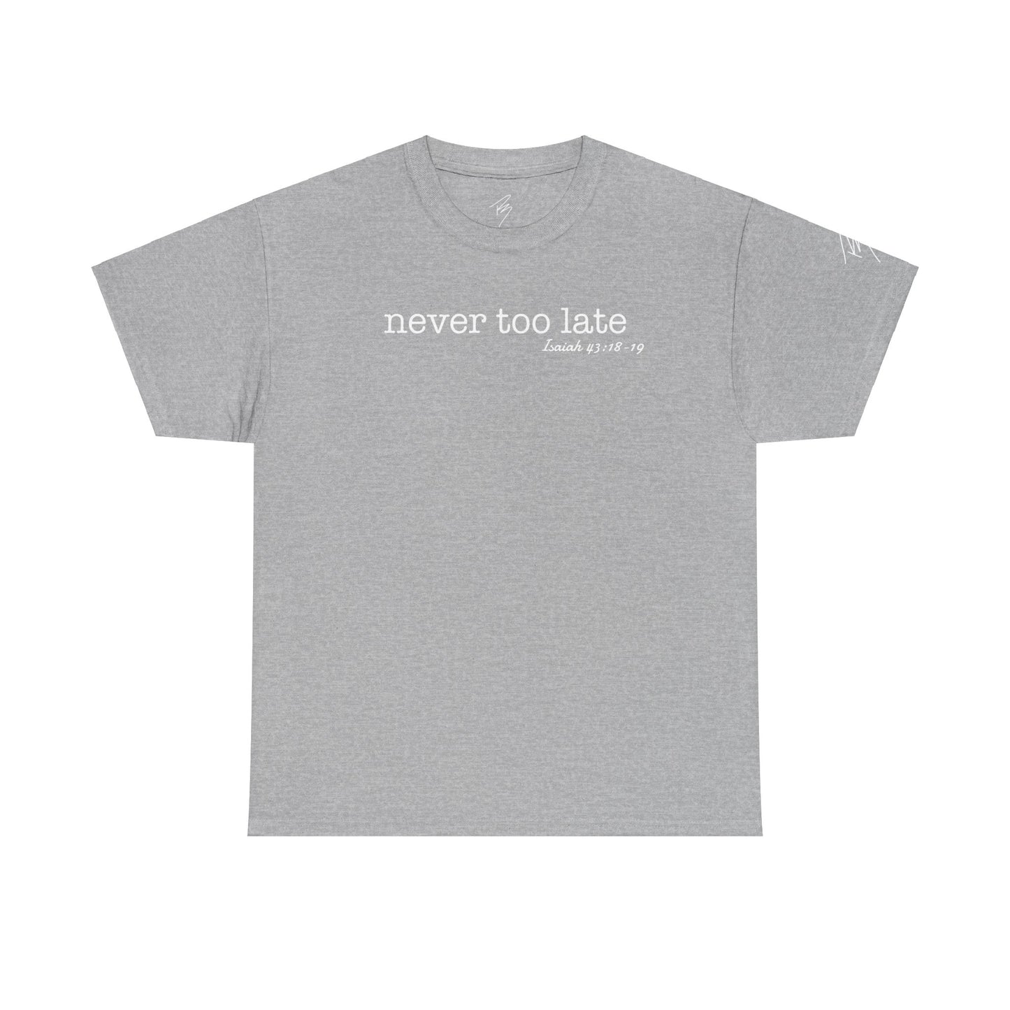 Women's Never Too Late Tee