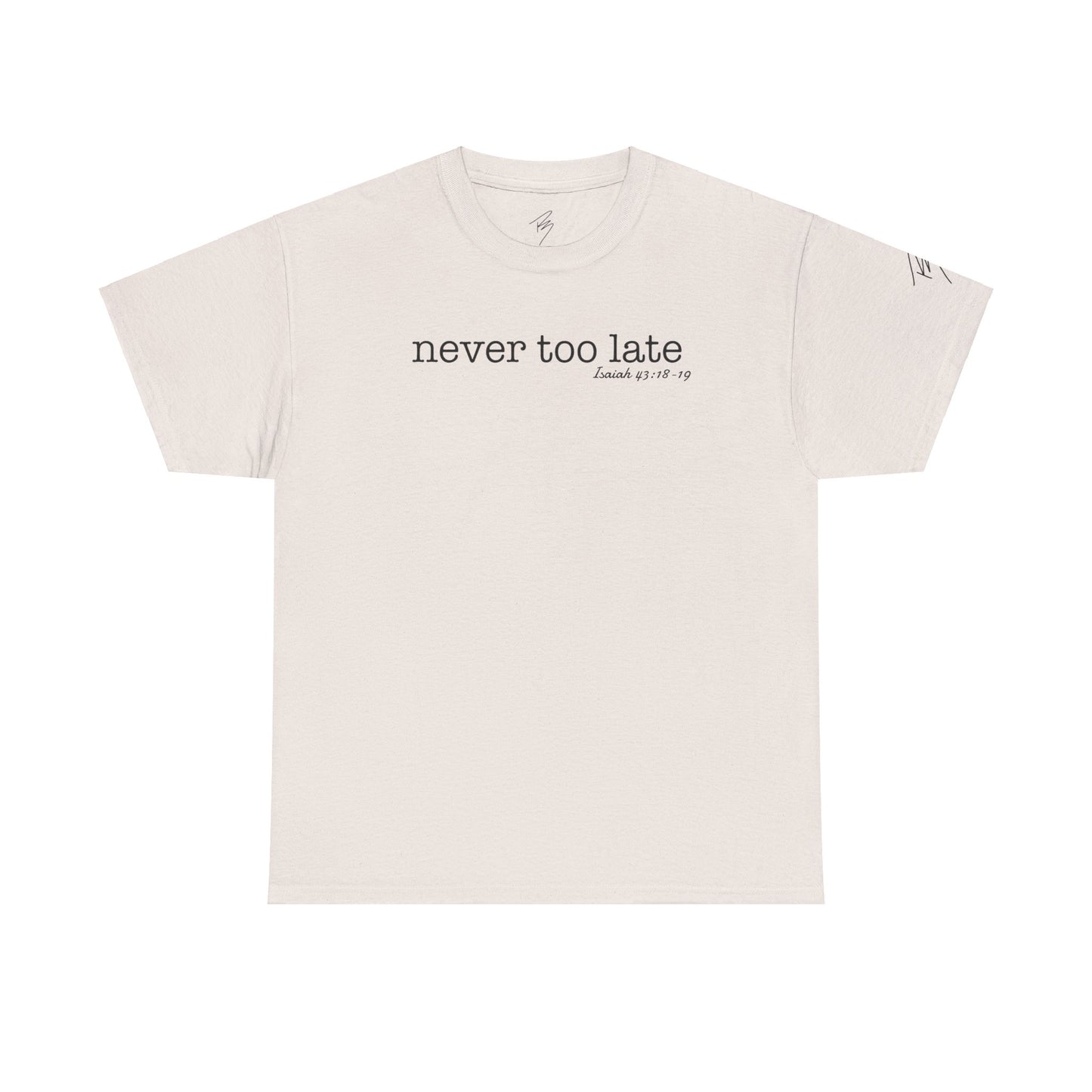 Women's Never Too Late Tee
