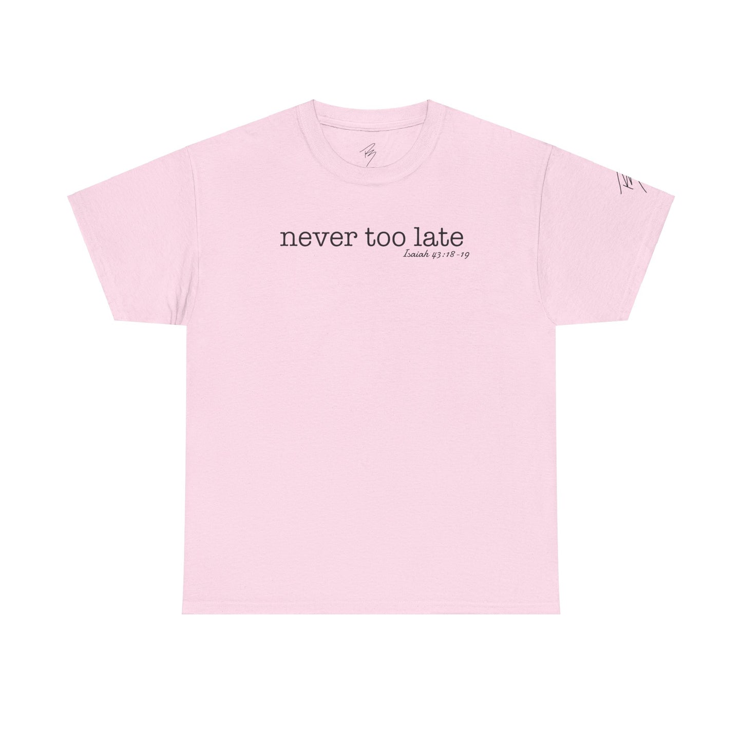 Women's Never Too Late Tee