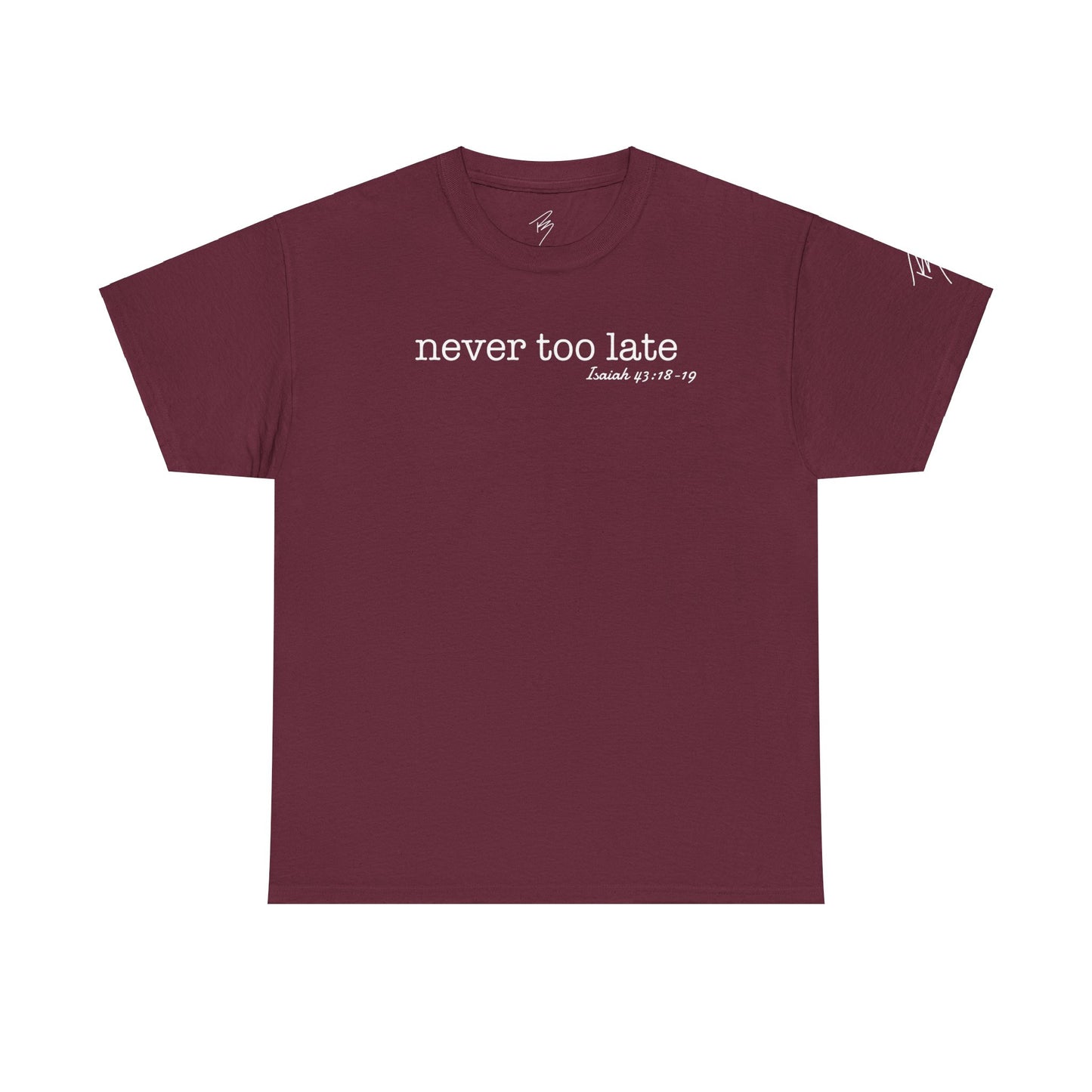 Women's Never Too Late Tee