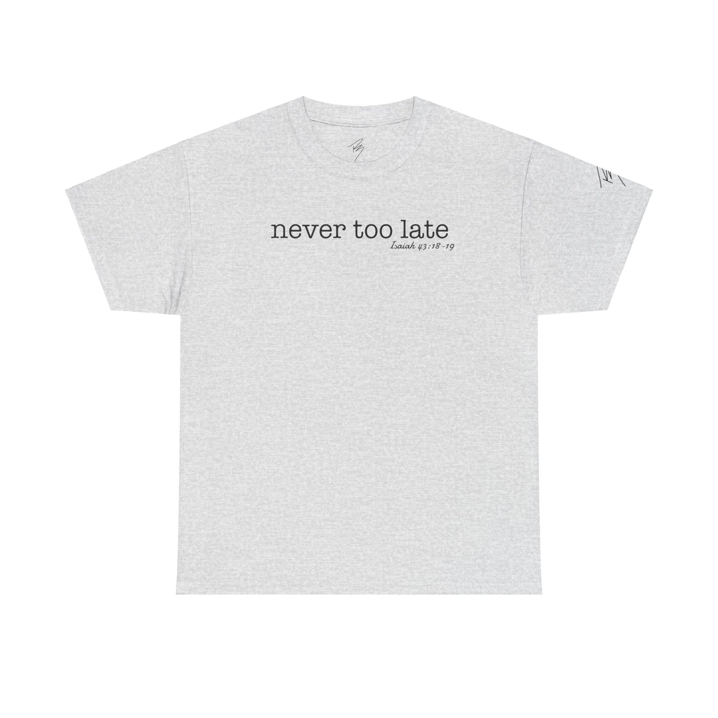 Women's Never Too Late Tee