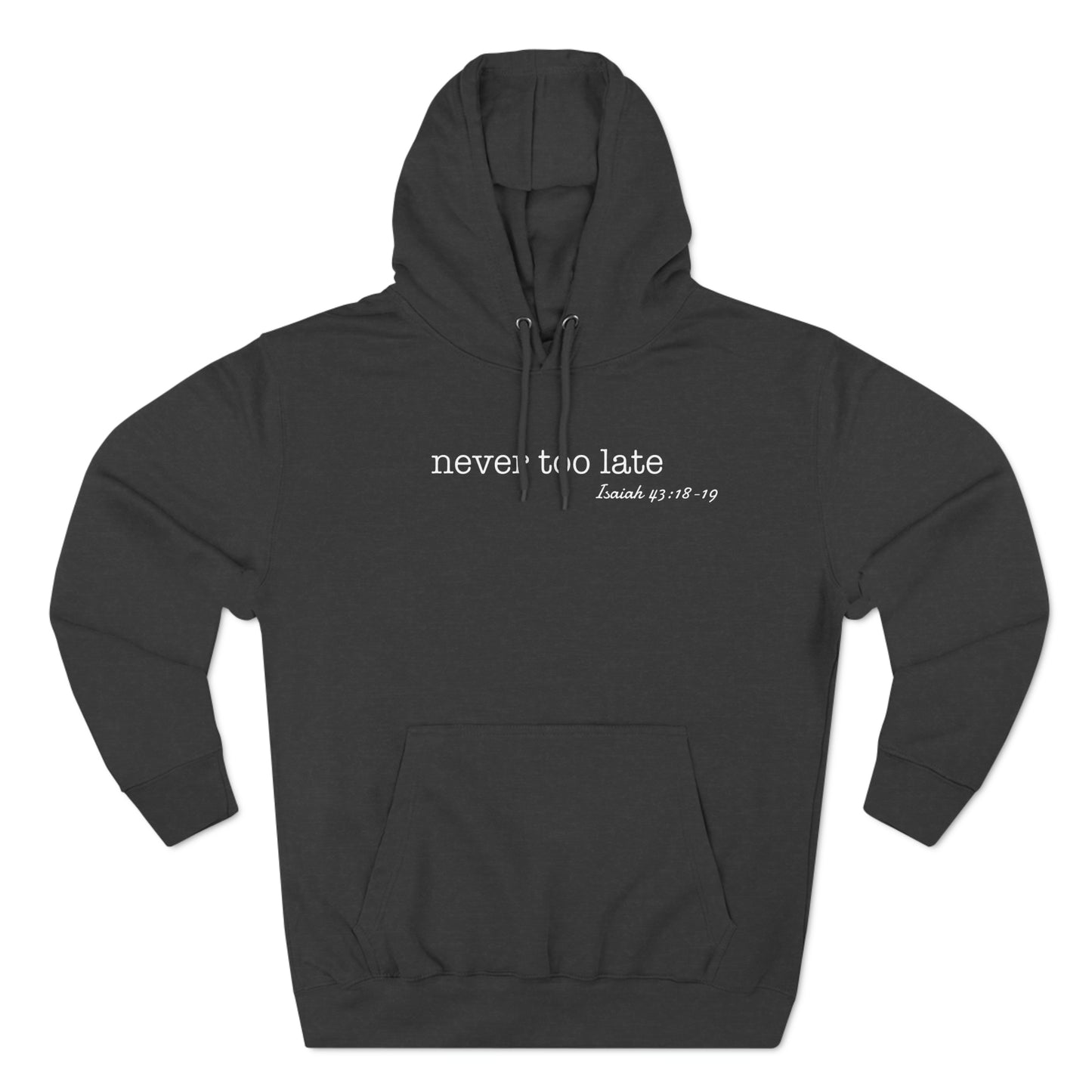 Never Too Late Women's Fleece Hoodie