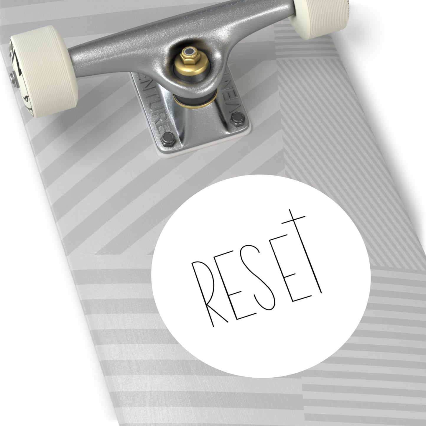 RESET Round Stickers, Indoor\Outdoor
