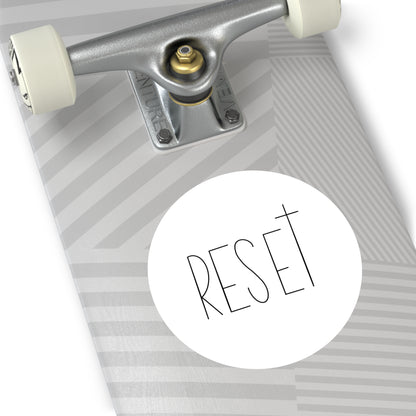RESET Round Stickers, Indoor\Outdoor