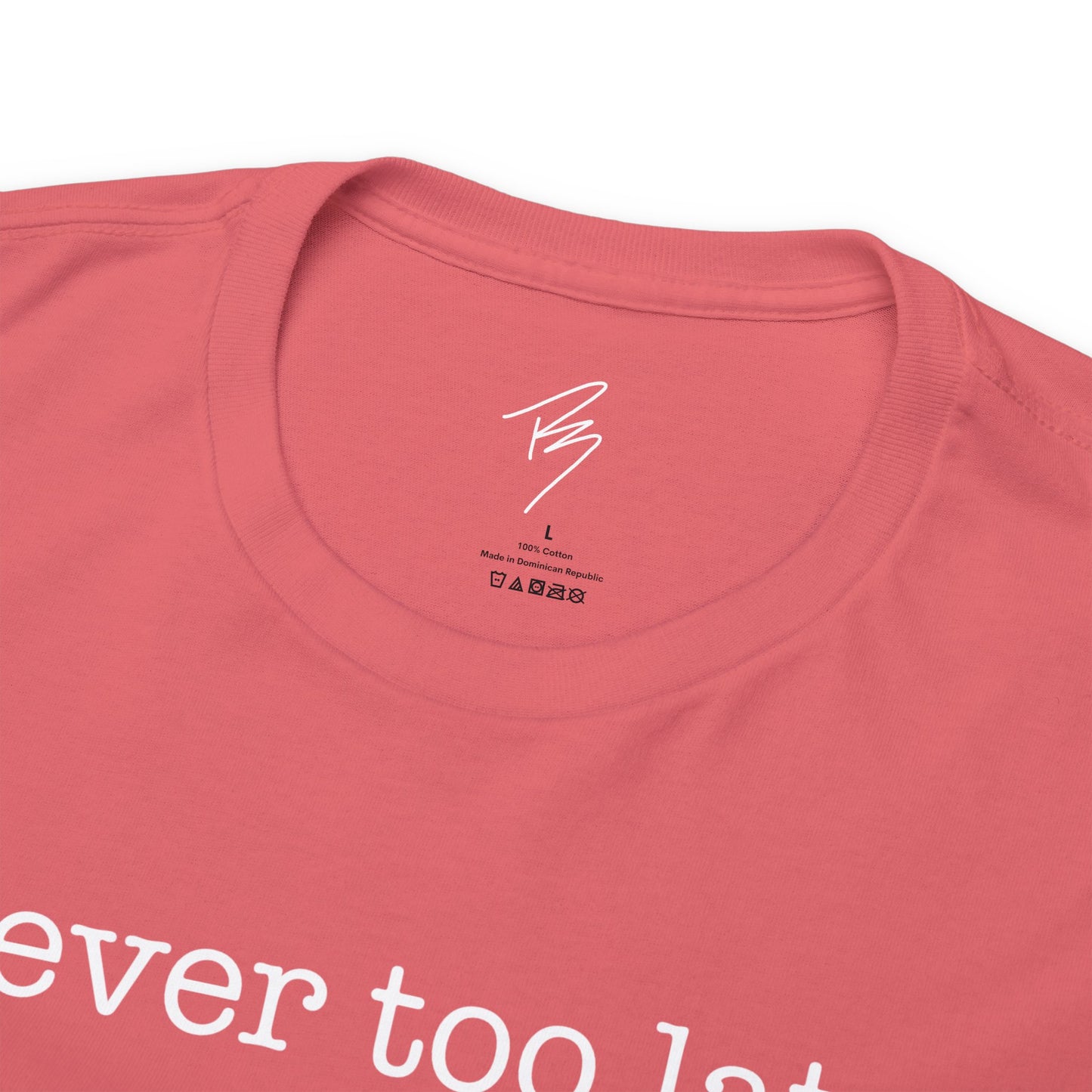 Men's Never Too Late Tee