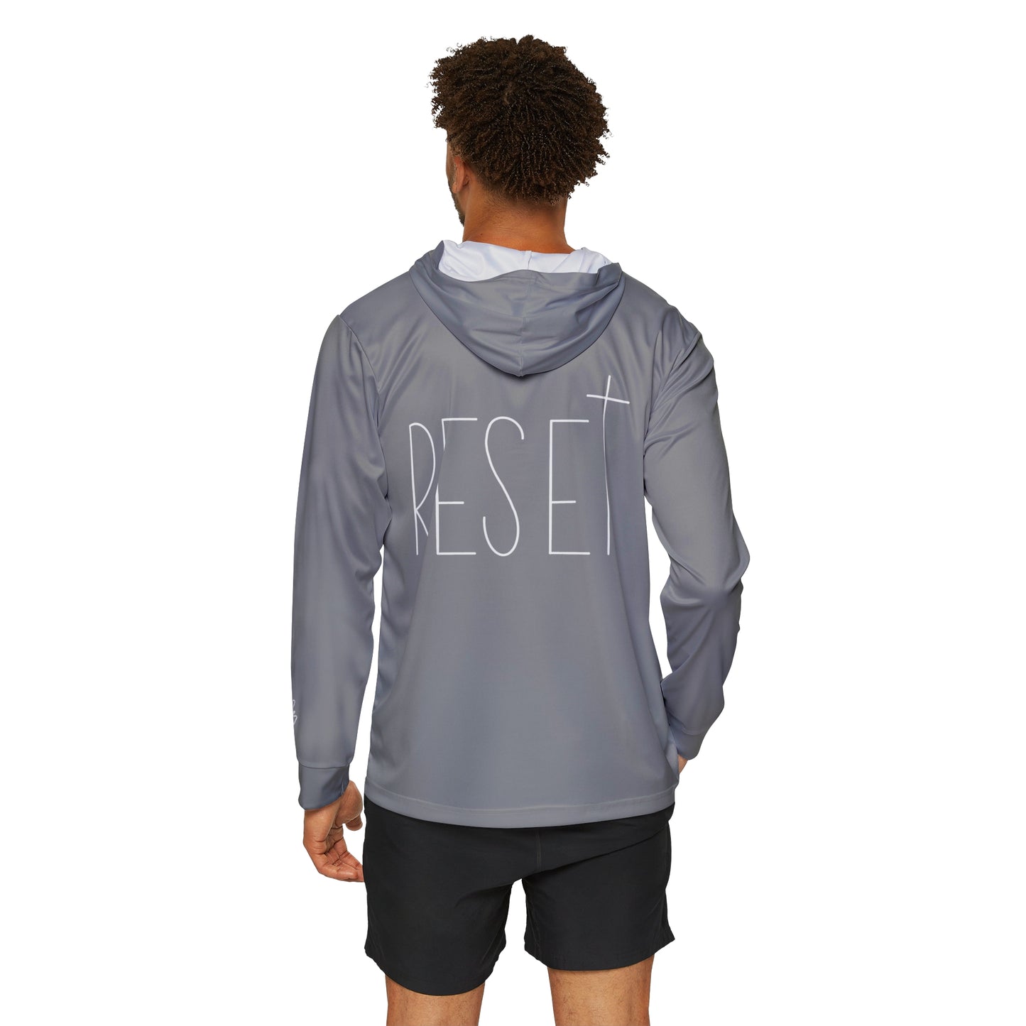 RESET Grey Sports Warmup Hoodie