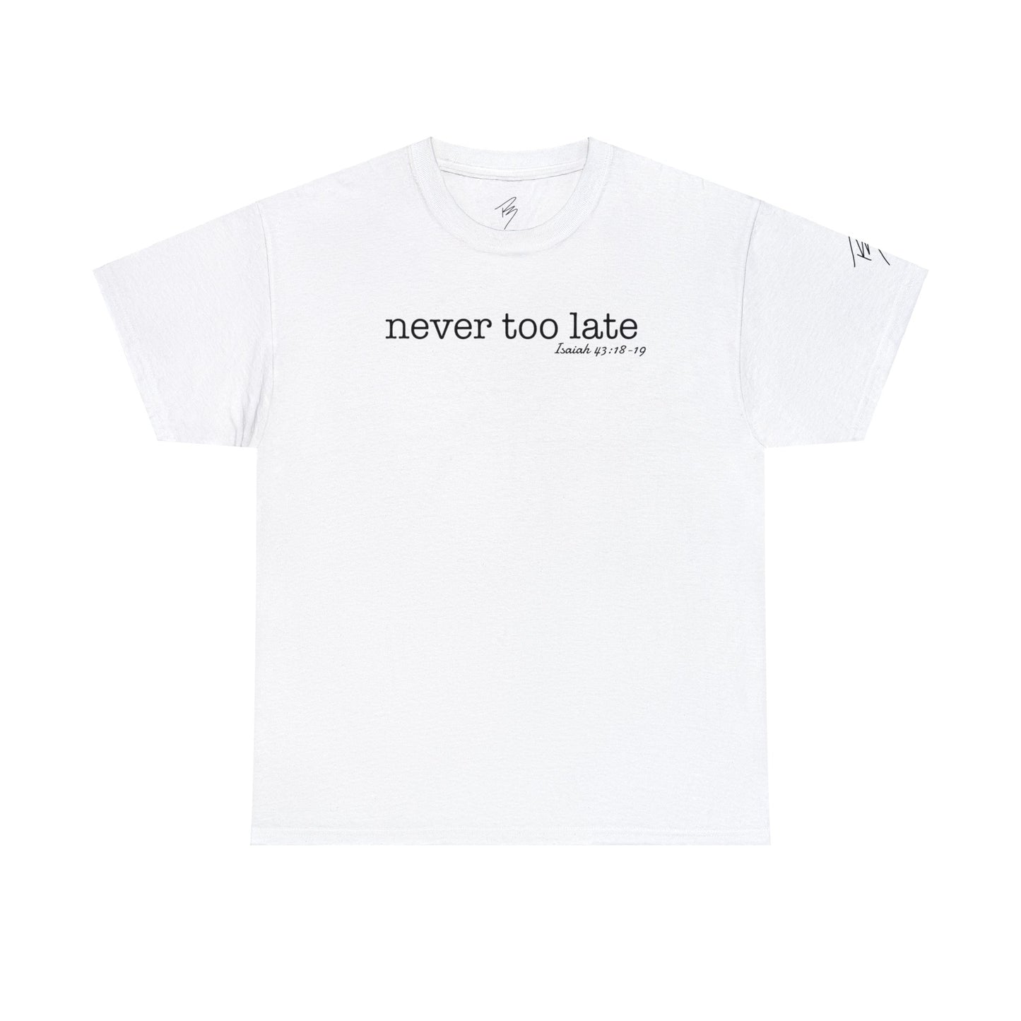 Men's Never Too Late Tee