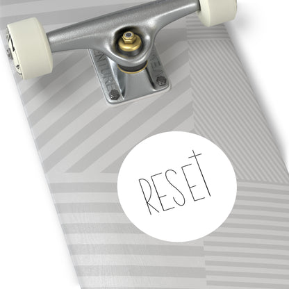 RESET Round Stickers, Indoor\Outdoor
