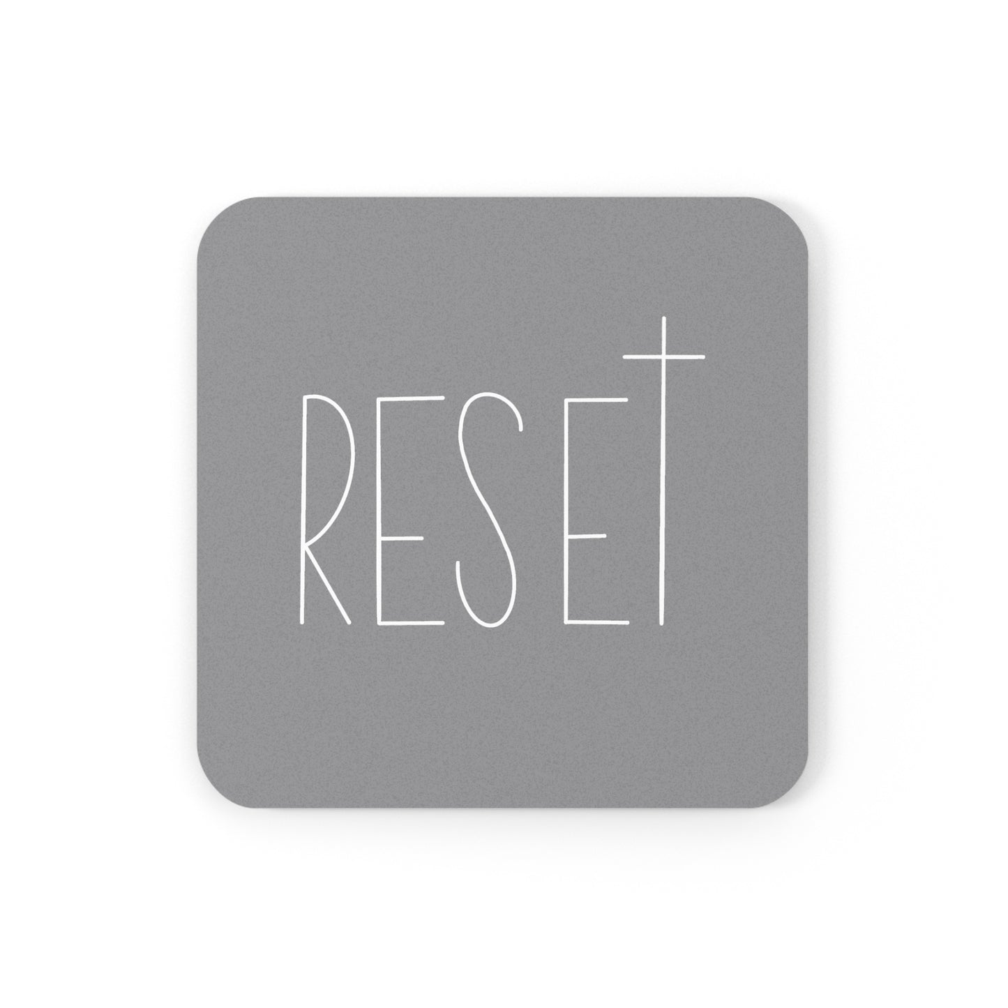 1 RESET Cork Back Coaster