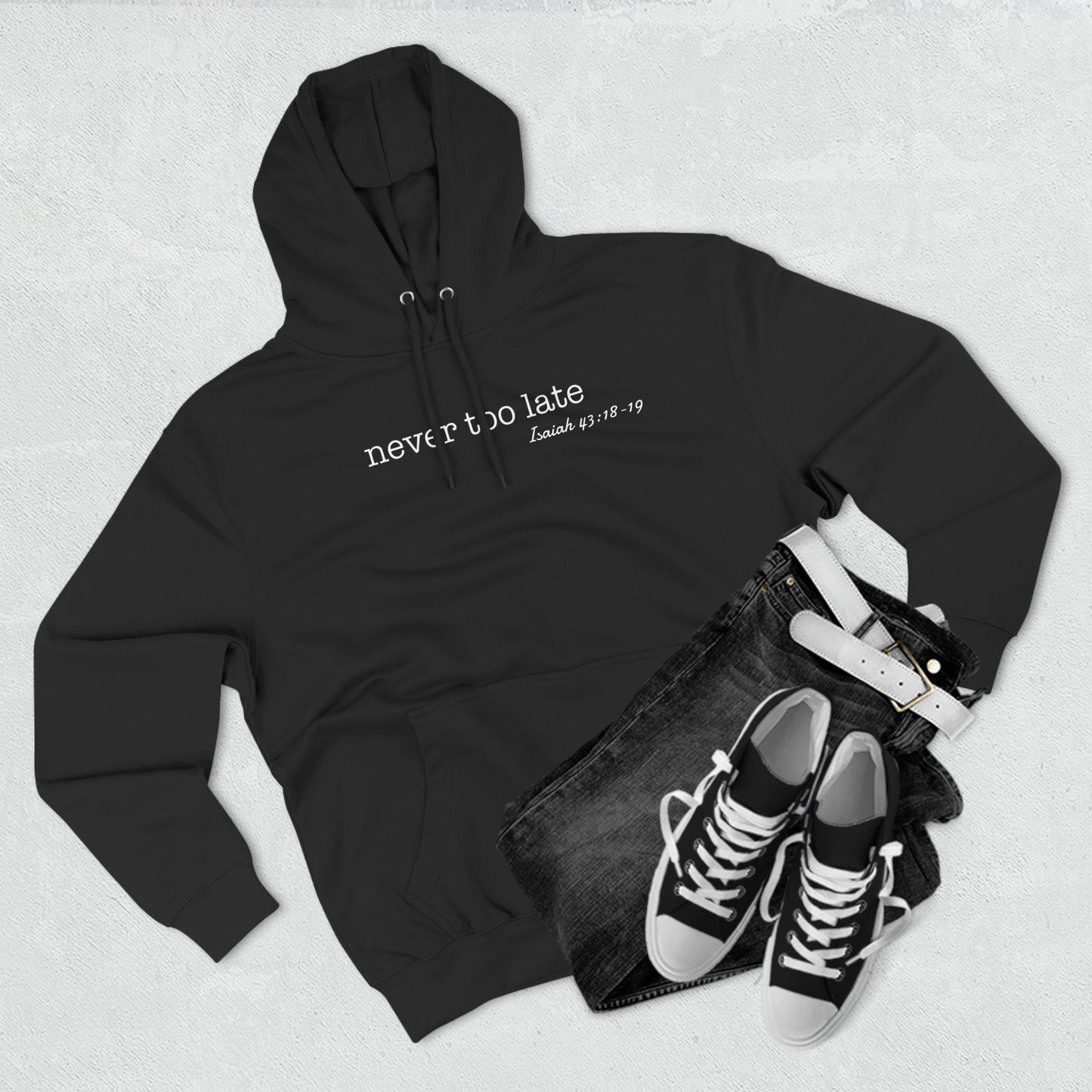 Never Too Late Women's Fleece Hoodie