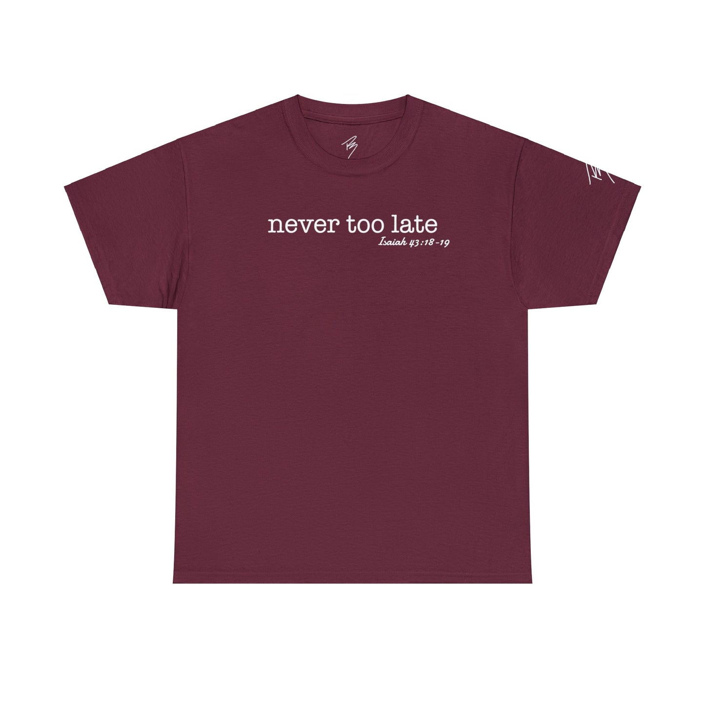 Men's Never Too Late Tee
