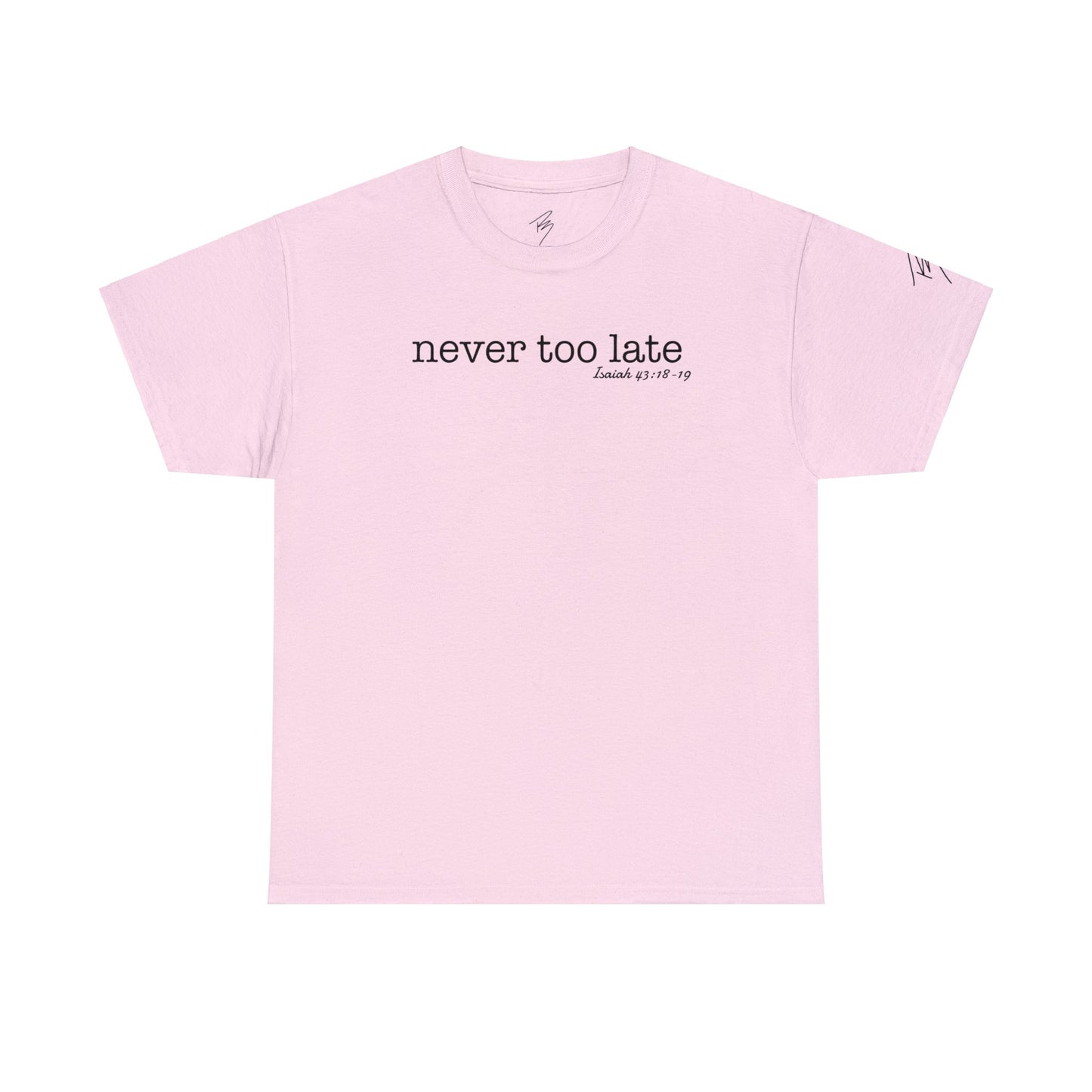 Men's Never Too Late Tee