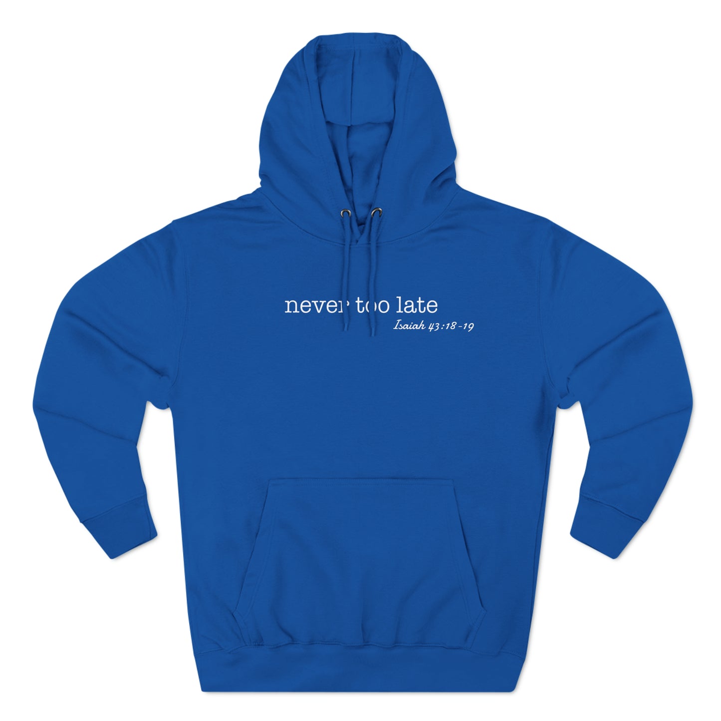 Never Too Late Women's Fleece Hoodie