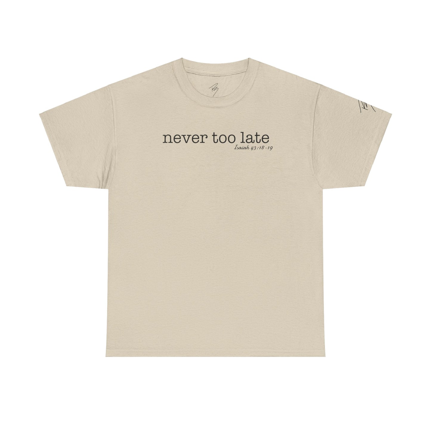 Women's Never Too Late Tee