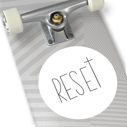 RESET Round Stickers, Indoor\Outdoor