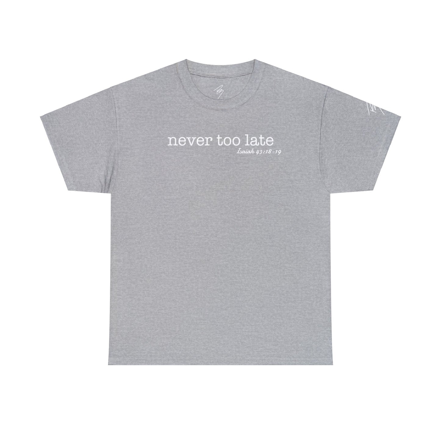 Men's Never Too Late Tee