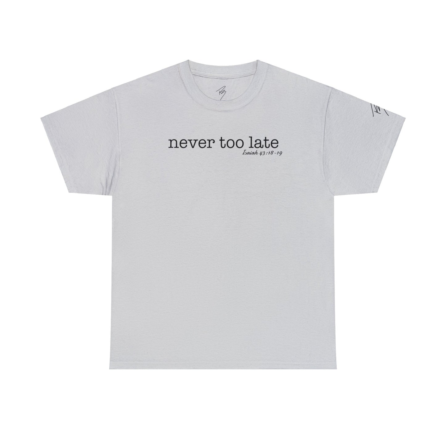Men's Never Too Late Tee