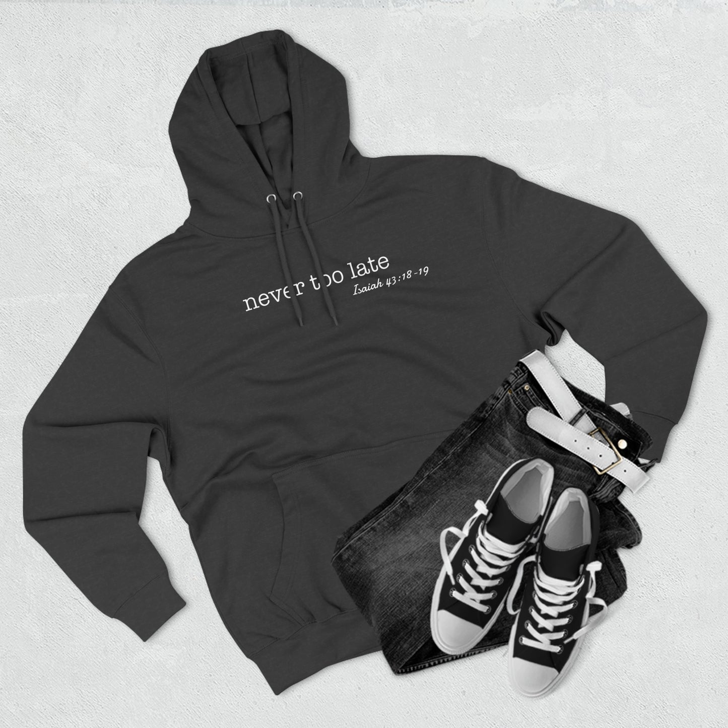 Never Too Late Women's Fleece Hoodie