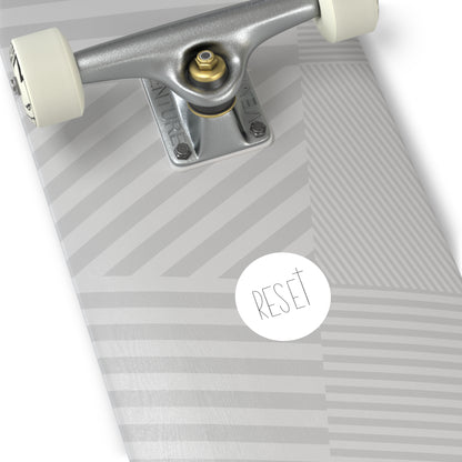 RESET Round Stickers, Indoor\Outdoor