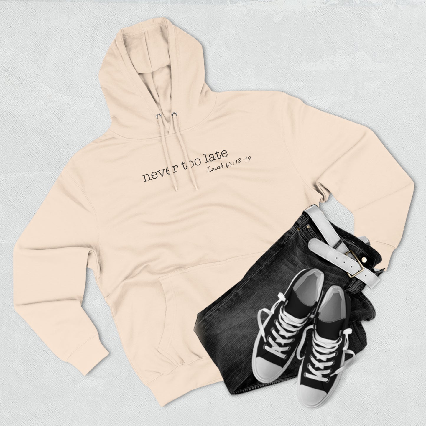 Never Too Late Women's Fleece Hoodie