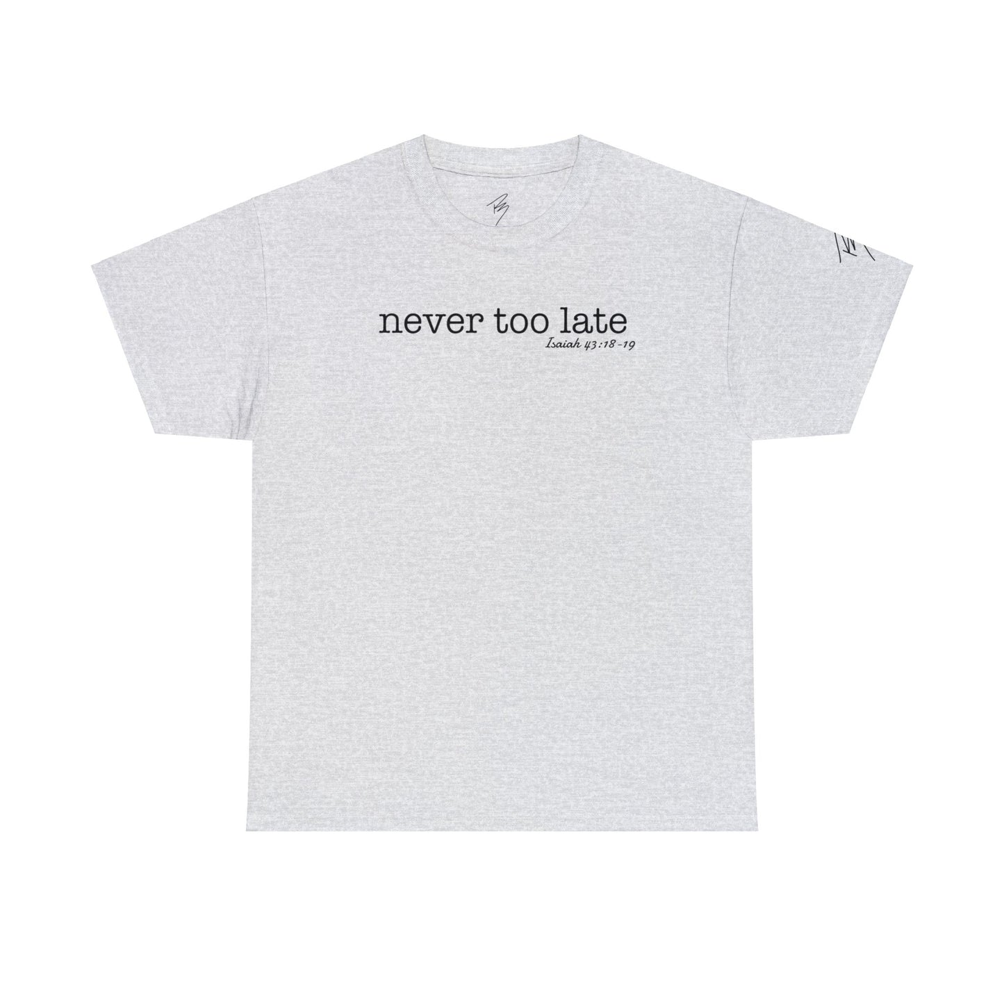 Men's Never Too Late Tee