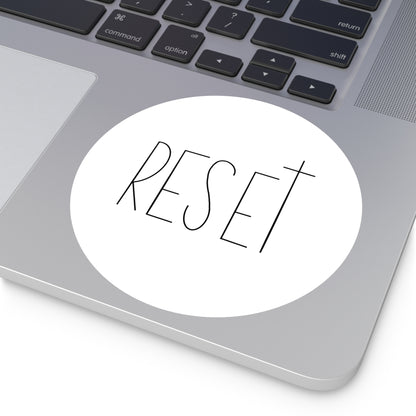 RESET Round Stickers, Indoor\Outdoor