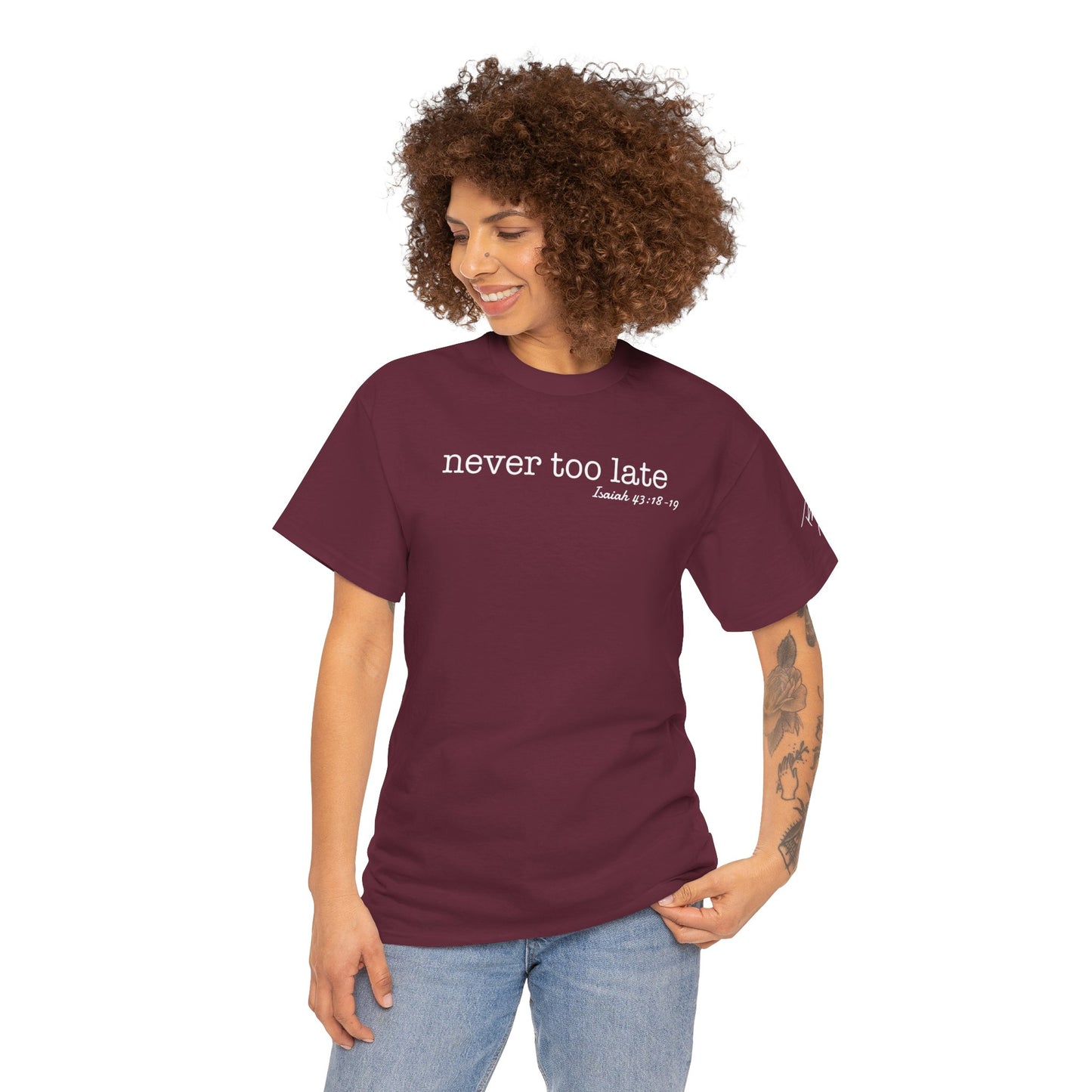 Women's Never Too Late Tee