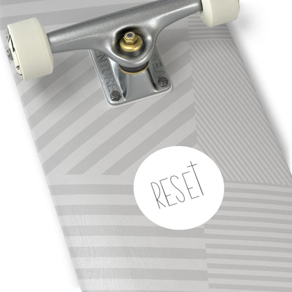 RESET Round Stickers, Indoor\Outdoor