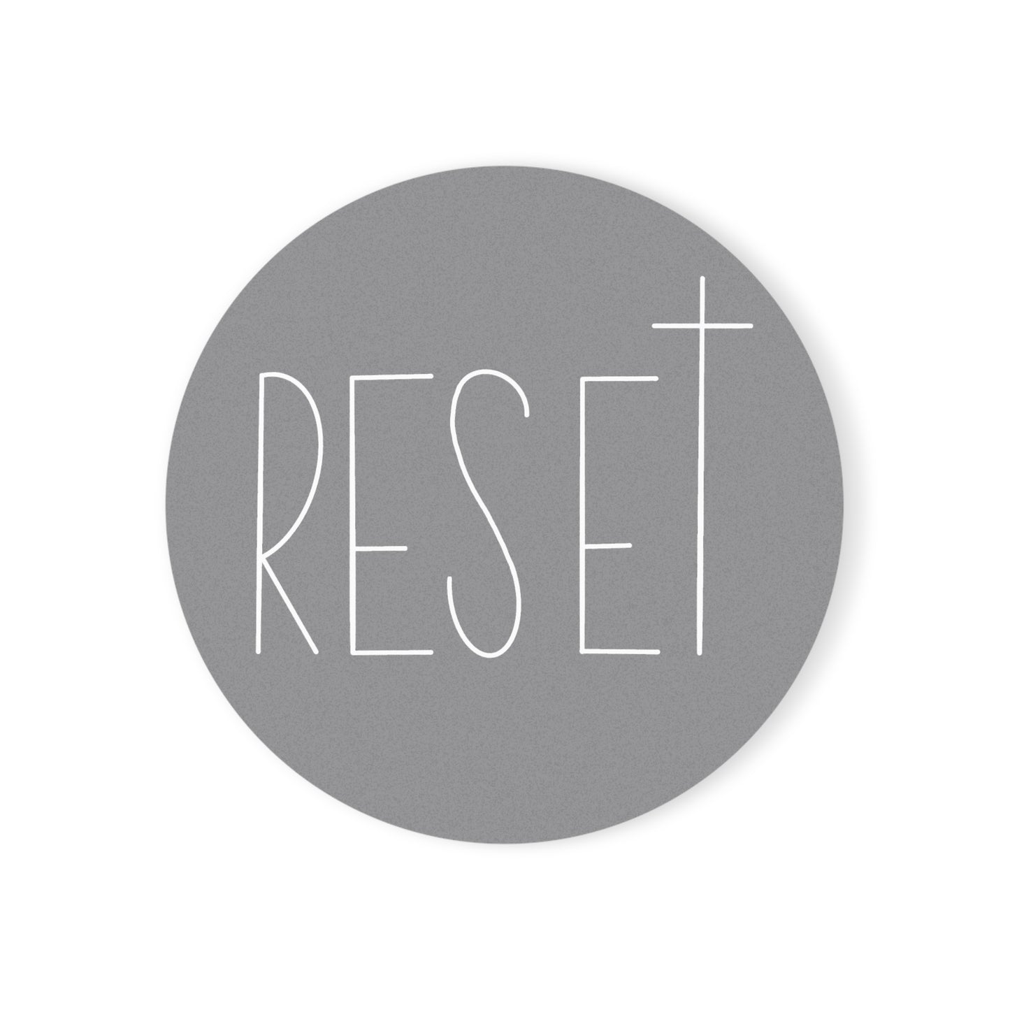1 RESET Cork Back Coaster